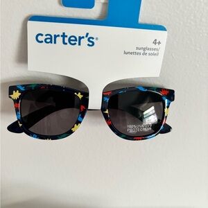 Carter's Blue and Red Elastic Waist Bottoms